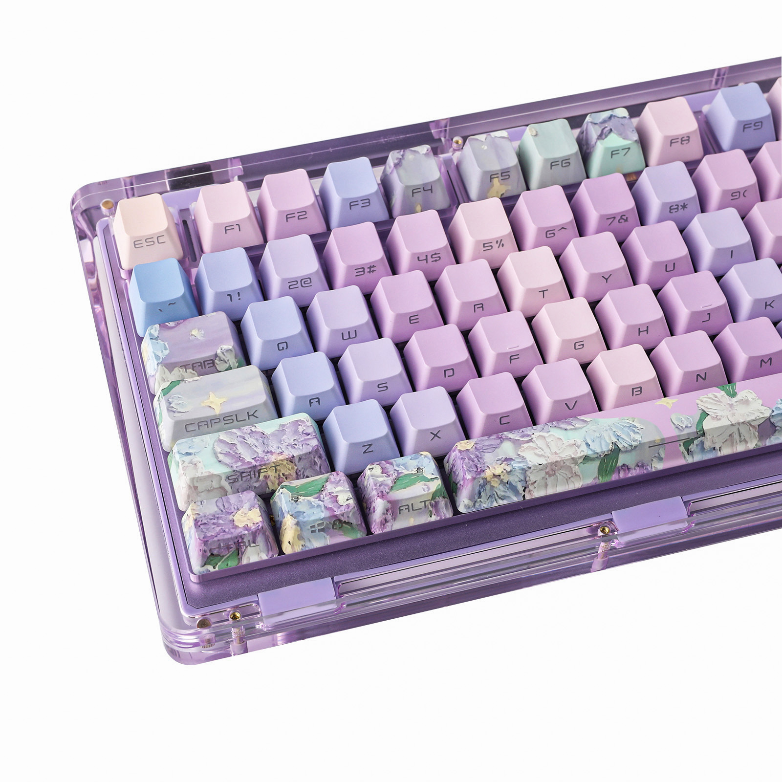 KiiBOOM バイオレットキーキャップセット 133 キー - Gaming Accessories Aesthetic のレビューと価格