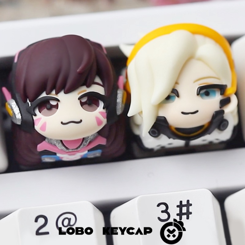 OW キリコ & D.Va 樹脂アーティザンキーキャップ D - Gaming Accessories Aesthetic のレビューと価格