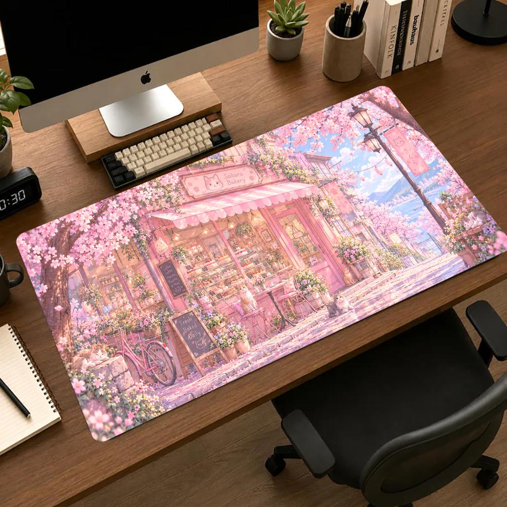 桜柄のマウスパッド、デスクアクセサリー、プレイマット、カーペ - Gaming Accessories Shop のレビューと価格